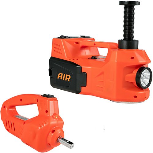Electric hydraulic bottle jack set