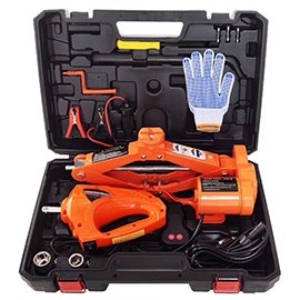Electric scissor jack set