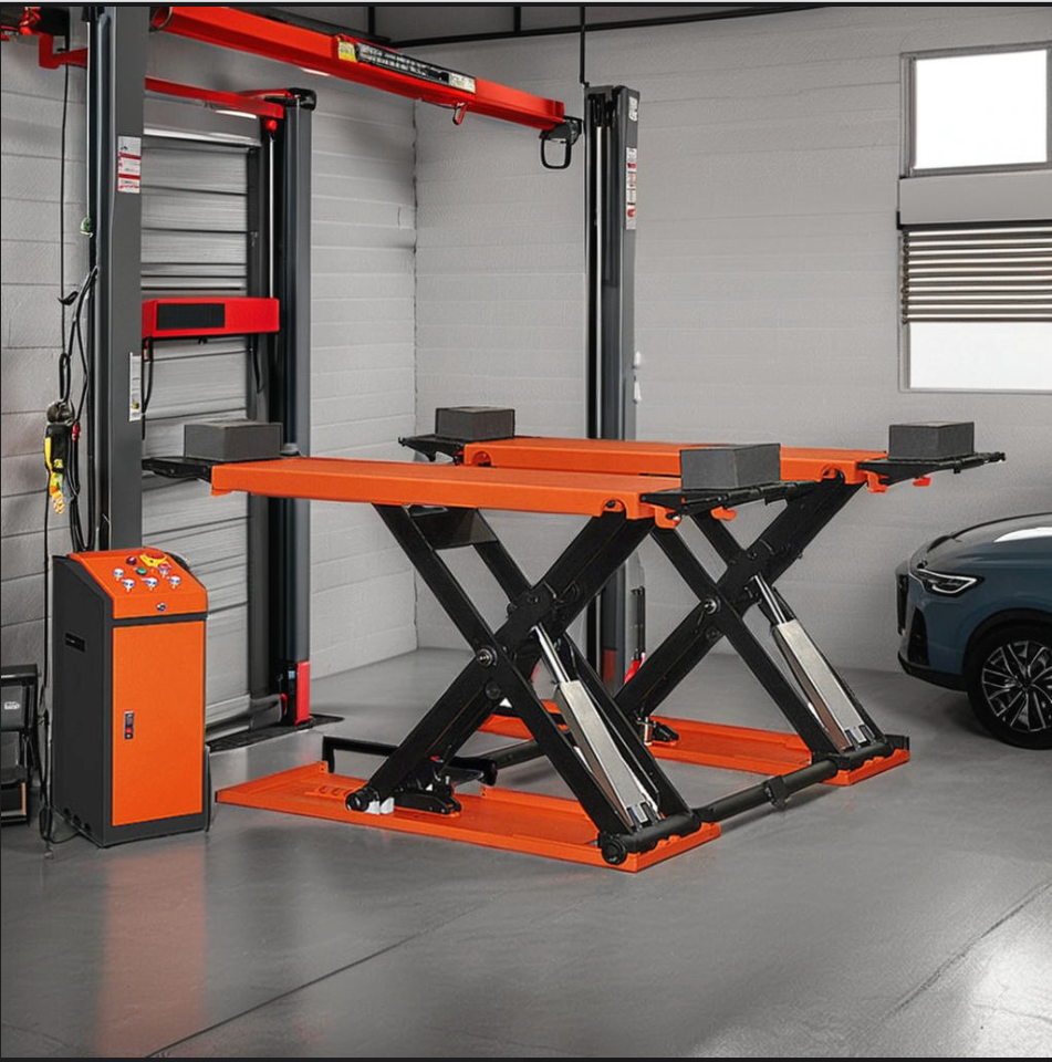 3000kg Portable Mid-Rise Scissor Lift | TJS19-51430 – Compact Electro-Hydraulic Car Lift for Workshops & Mobile Service - Image 3