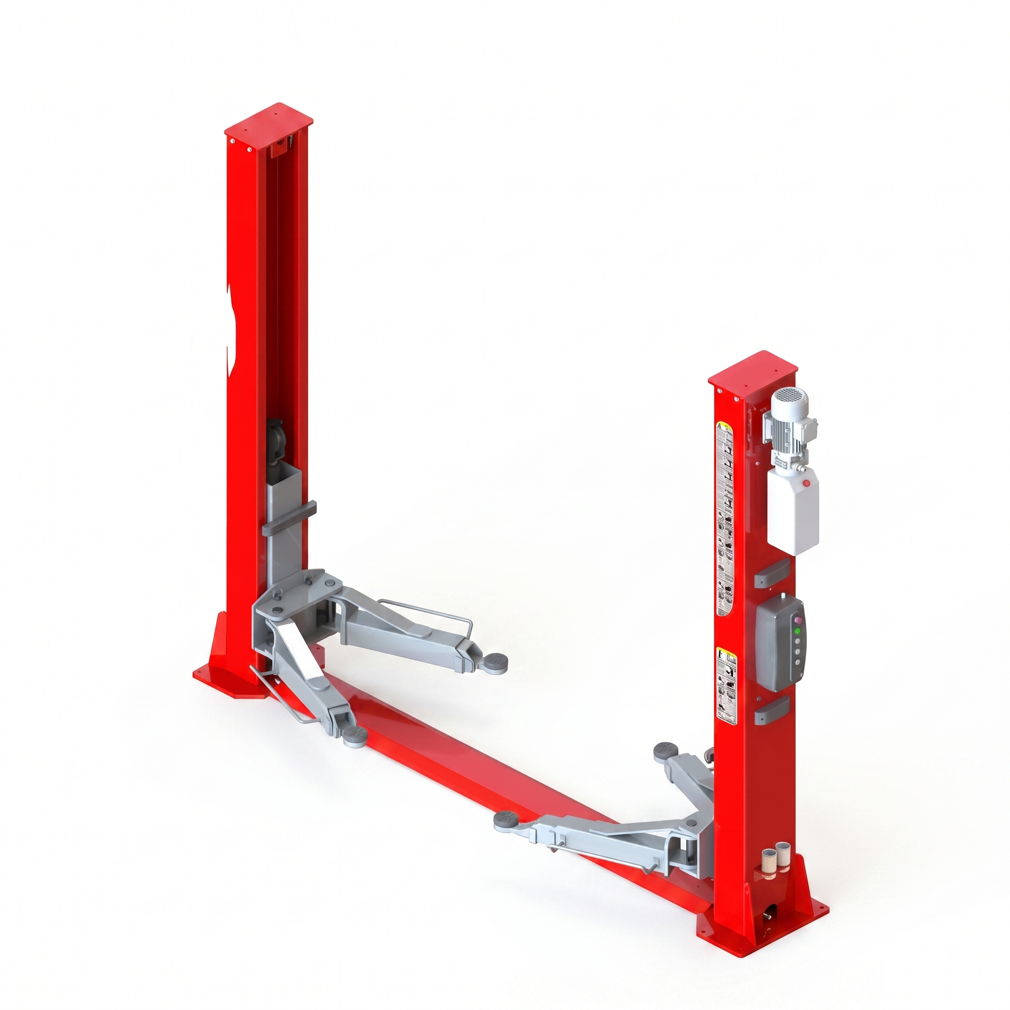 5500kg Electro-Hydraulic Two Post Car Lift Automatic Lock Release | Model HPX-TF355B | 5.5 Ton Electric Dual-Column Lift