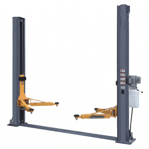 4500kg Electro-Hydraulic Two Post Car Lift Manual Lock Release | Model HPL-TF345A | 4.5 Ton Double-Side Unlock Lift