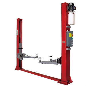 4000kg Electro-Hydraulic Two Post Car Lift Floor Plate Type | Model HPX-TF340C | Automatic Lock Release