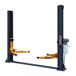 5000kg Electro-Hydraulic Two Post Car Lift Manual Lock Release | Model HPL-TF350A | 5 Ton Double-Side Unlock Lift