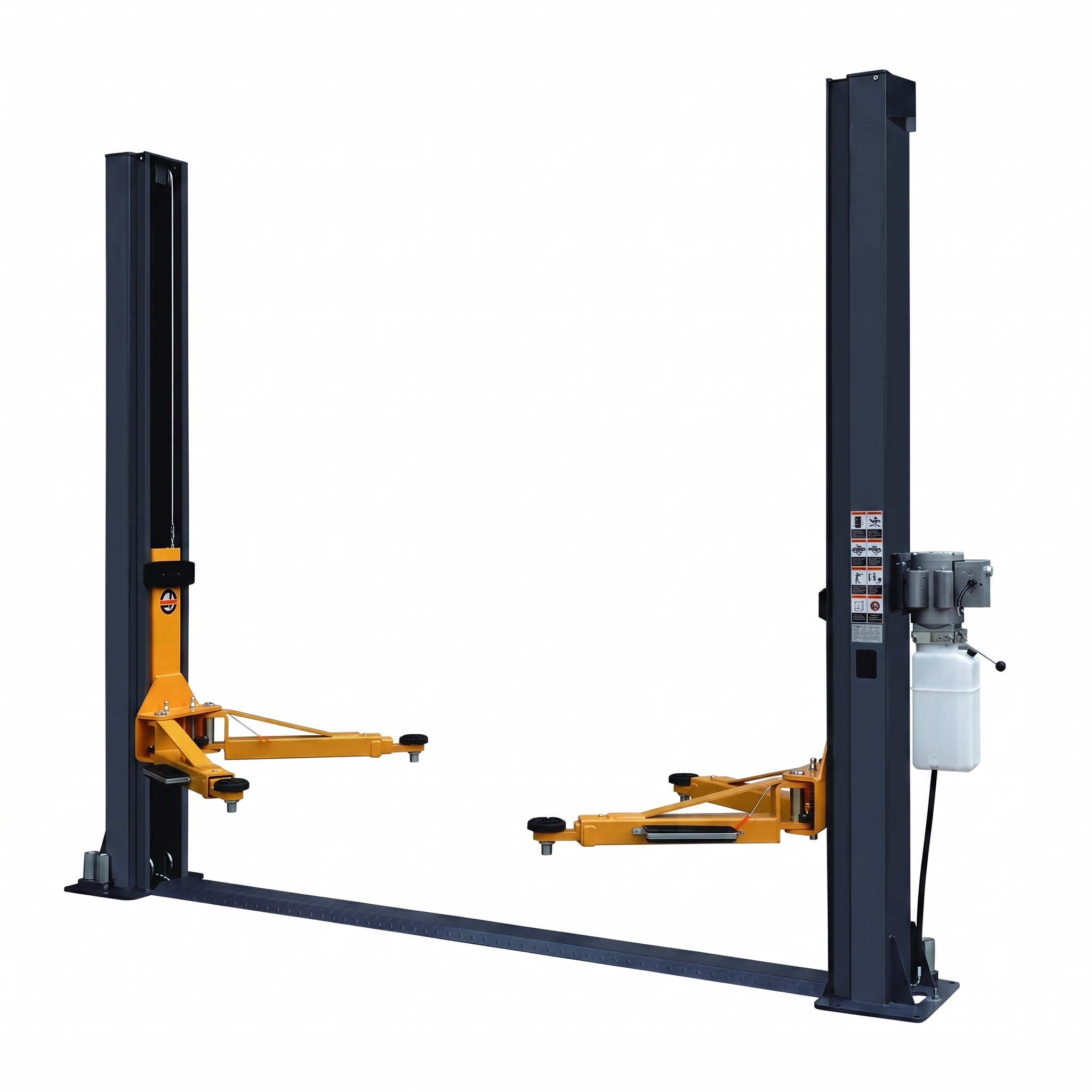 5000kg Electro-Hydraulic Two Post Car Lift Manual Lock Release | Model HPL-TF350A | 5 Ton Double-Side Unlock Lift