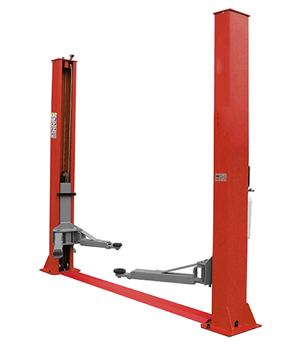 4000kg Electro-Hydraulic Two Post Car Lift Manual Lock Release | Model HPX-TF340A | 4 Ton 2-Post Lift for Workshops