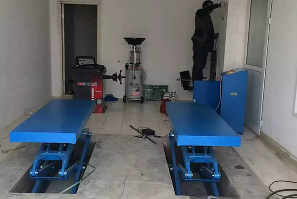 3500kg In-Ground Scissor Lift with CE Standard | TJS19-62835I CE – Electro-Hydraulic Underground Mounting Car Lift - Image 2