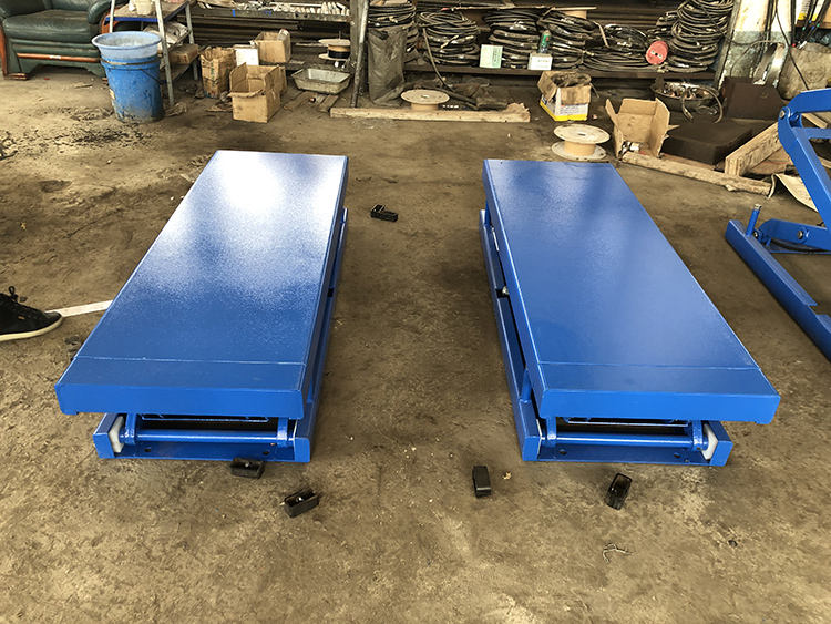 3500kg In-Ground Scissor Lift with CE Standard | TJS19-62835I CE – Electro-Hydraulic Underground Mounting Car Lift - Image 3