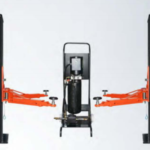 3000kg Two-Post Mobile Lift with Adjustable Width & Manual Two-Sides Lock Release | TJS19-23430  – Portable Electro-Hydraulic Car Lift for Workshops & Low-Chassis Vehicles