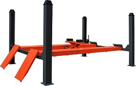 4000kg Electro-Hydraulic Alignment 4-Post Lift | TJS19-43440W – Professional Wheel Alignment Four-Post Lift