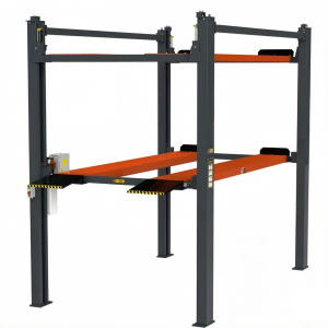 5.5T Triplex Four-Post Parking Lift | TJS19-45855A – Triple-Level Electro-Hydraulic Parking Lift for Maximum Space Utilization