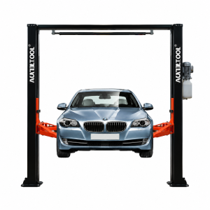Altertool HB-X-PF-4.0C 4.0 Ton Electronically Controlled Integral Gantry Clear Floor 2 Post Car Lift – CE Certified