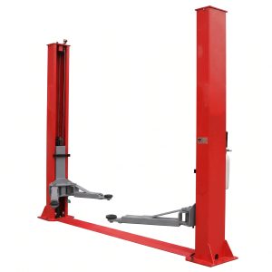 4000kg Floor Plate Two-Post Car Lift, Electro-Hydraulic Manual Lock Release, 8,800 lb Workshop Auto Hoist HPX-TF340A